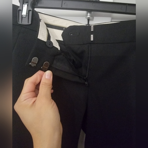 Pre-owned Theory Women's Full Length Pants, Size 00, Black - Picture 9 of 13